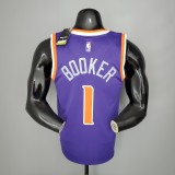 BOOKER#1 Phoenix Suns Purple NBA Jersey S-XXL