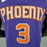 PAUL#3 Phoenix Suns Purple NBA Jersey S-XXL