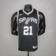 DUNCAN#21 Spurs Black NBA Jersey