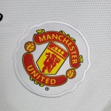 08-09 Manchester United League Edition away white fans jersey/08-09 曼联客场联赛版
