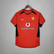 02-04 Manchester United Home Red Retro Jersey/02-04 曼联主场