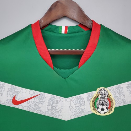2006 Mexico Home Green Retro Jersey/2006 墨西哥主场