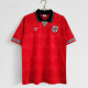 1990 England Away Red Retro Jersey/1990 英格兰客场