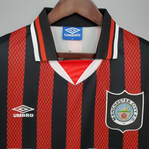 94-96 Manchester City Away Retro Jersey/94-96 曼城客场