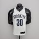 75th Anniversary Curry #30 Nets White NBA Jersey