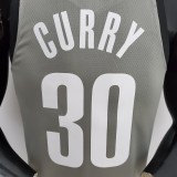 Nets Curry #30 Flyer Grey NBA Jersey