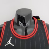 75th Anniversary LaVine#8 Bulls Flyers Black NBA Jersey