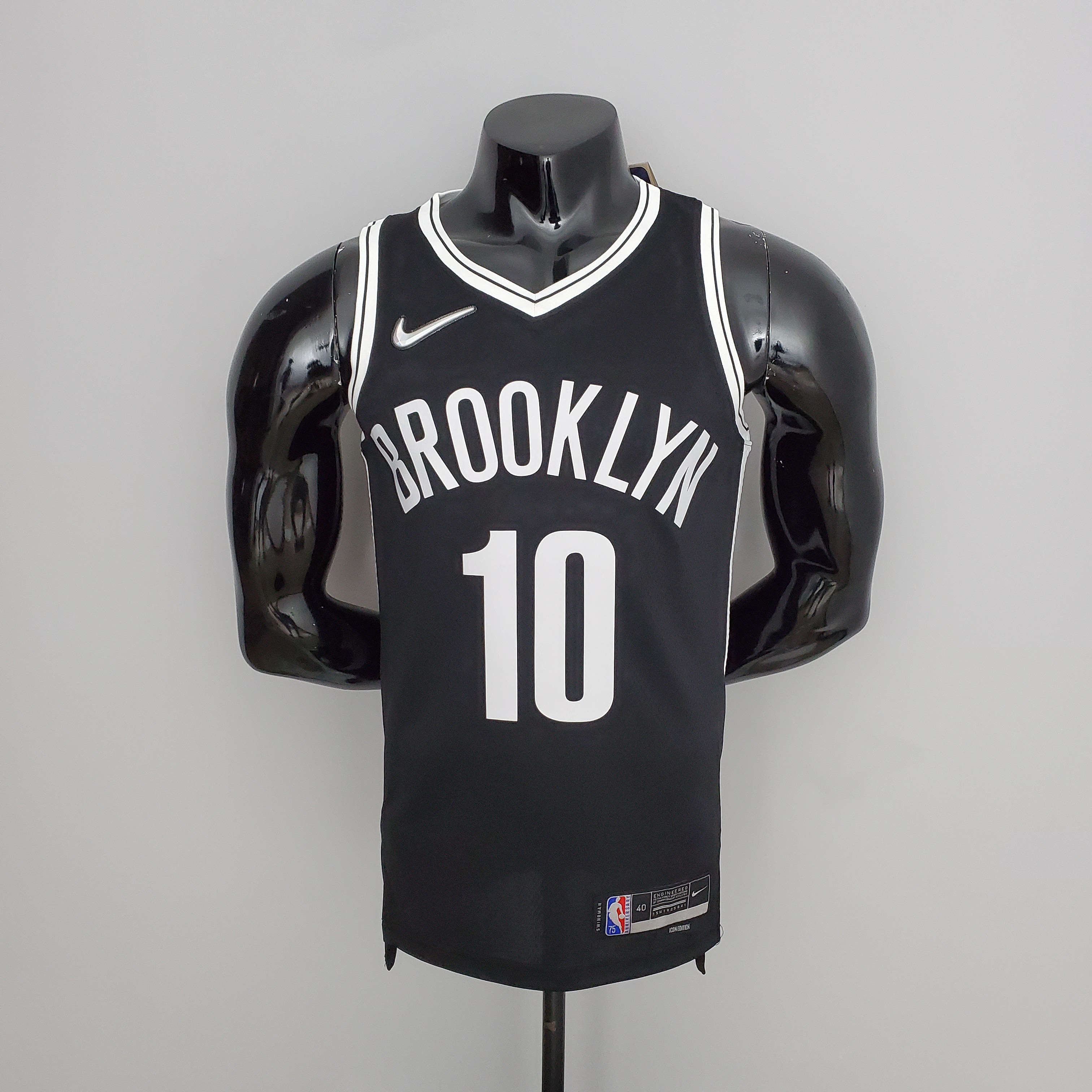 75th Anniversary Simmons #10 Nets White NBA Jersey