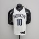 75th Anniversary Simmons #10 Nets White NBA Jersey