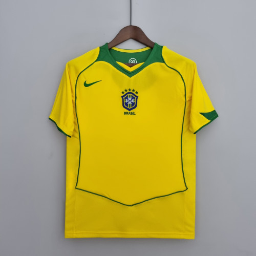 04-06 Brazil Home Retro Jersey/04-06巴西主场