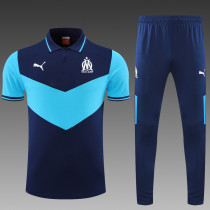 Marseille POLO kit royal blue Short Sleeve Suit Marseille POLO kit royal blue Short Sleeve Suit