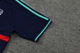 Arsenal POLO kit royal blue Short Sleeve Suit