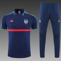 Arsenal POLO kit royal blue Short Sleeve Suit Arsenal POLO kit royal blue Short Sleeve Suit
