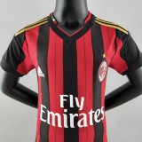 Retro 13-14 AC Milan home Kid Kit/13-14AC米兰主场复古童装