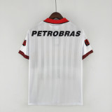 95-96 Flamengo Away White Retro Jersey/95-96弗拉门戈客场