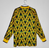 91-93  Arsenal Away Long Sleeve Retro Jersey/91-93 阿森纳客场长袖