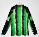 90-91 Manchester United Goal Keeper Green Long Sleeve Retro Jersey/90-91 曼联守门员长袖