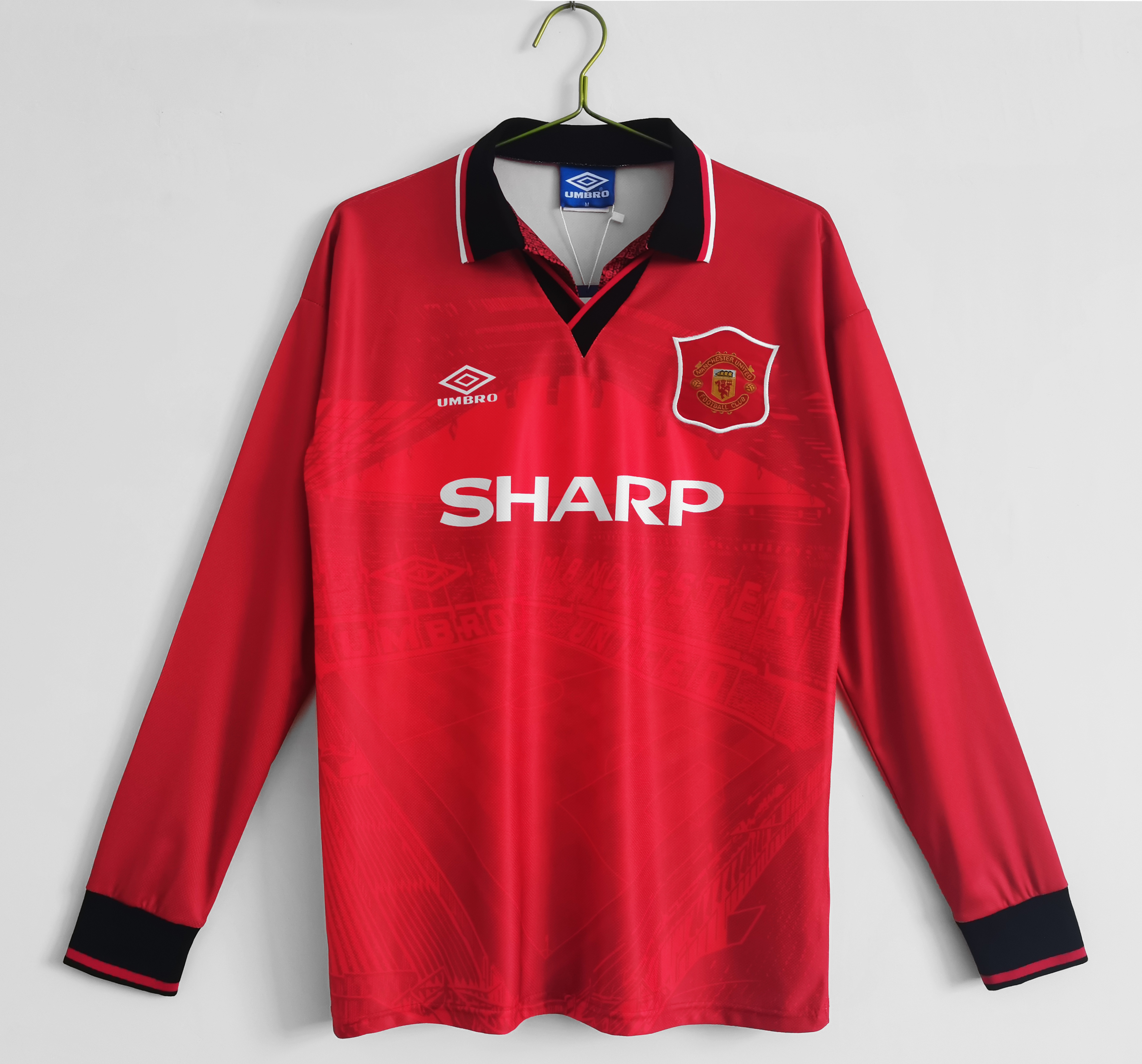 94-96 Manchester United Home Long Sleeve Retro Jersey