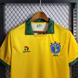 1988-1990 Brazil Home Retro Jersey/88-90巴西主场
