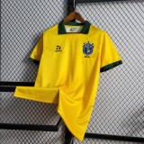 1988-1990 Brazil Home Retro Jersey/88-90巴西主场