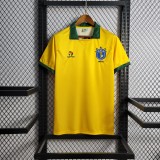 1988-1990 Brazil Home Retro Jersey/88-90巴西主场
