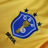 1988-1990 Brazil Home Retro Jersey/88-90巴西主场
