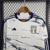 2023 Italy Away Long Sleeve Fans Jersey