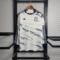 2023 Italy Away Long Sleeve Fans Jersey