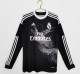 14-15 Real Madrid Third Black Long Sleeve Retro Jersey/14-15 皇马第二客场长袖