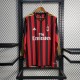 13-14 AC Milan Home Retro Long Sleeve Fans Jersey/13-14 AC米兰主场长袖