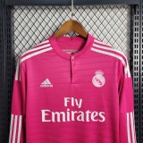 14-15 Real Madrid Away Long Sleeve Retro Jersey/14-15 皇马客场长袖