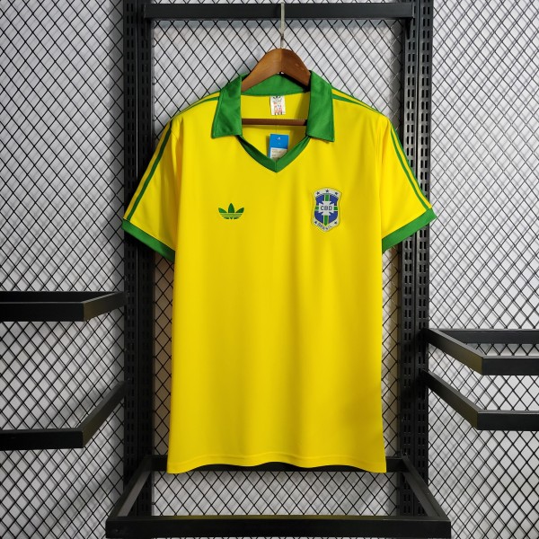 1978 Brazil Home Retro Jersey/1978 巴西主场