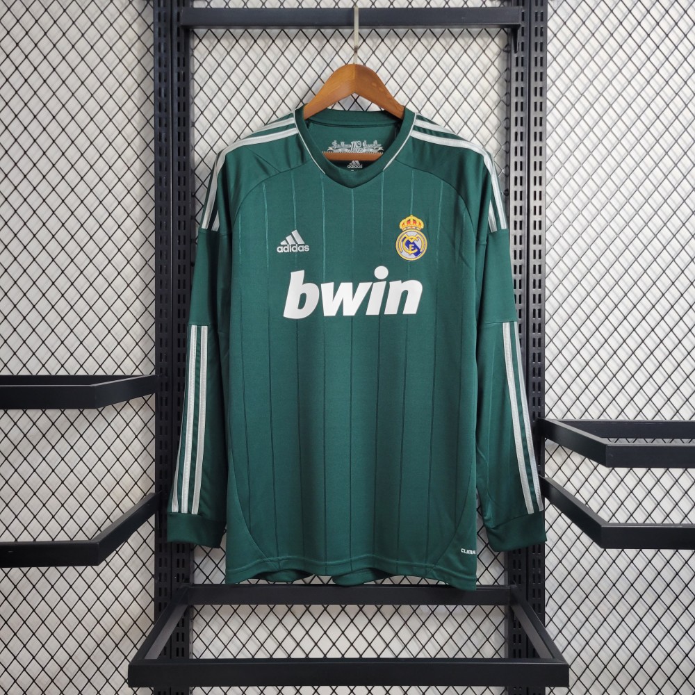 2012-13 Real Madrid Third Long Sleeve Retro Jersey