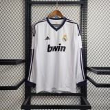 12-13 Real Madrid Home Retro Long Sleeve Jersey/12-13 皇马主场长袖