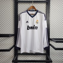 12-13 Real Madrid Home Retro Long Sleeve Jersey/12-13 皇马主场长袖