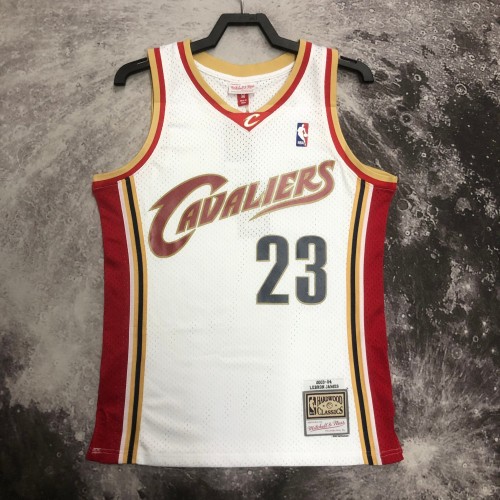 M&N 03-04 Cleveland Cavaliers  SW 23# JAMES