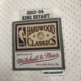 M&N 03-04 Lakers  SW White  8# Bryant