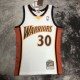 M&N 09-10 WARRIORS  SW White 30#CURRY/ 09-10 勇士队30#CURRY