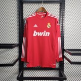 11-12 Real Madrid Red Retro Long Sleeve Jersey/11-12 皇马红色长袖