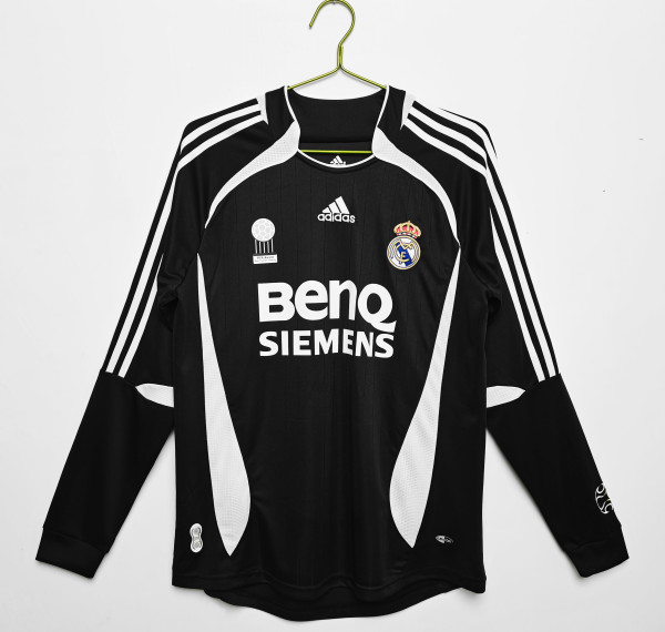 06-07 Real Madrid Third Long Sleeve Retro Jersey/06-07 皇马第二客场长袖