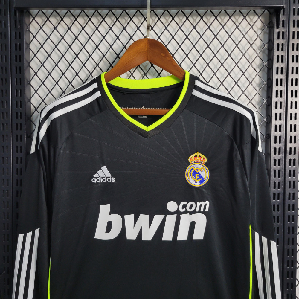 2010-11 Real Madrid Away Long Sleeve Retro Jersey