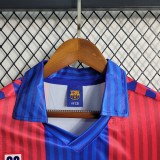 89-92 Barcelona Home Retro Long Sleeve Jersey/89-92 巴萨主场长袖