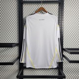 09-10 Real Madrid Home Long Sleeve Retro Jersey/09-10 皇马主场长袖