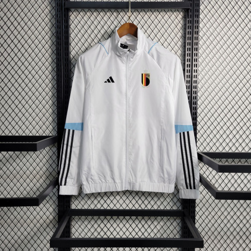 2023 Belgium White Windbreaker S-XXL