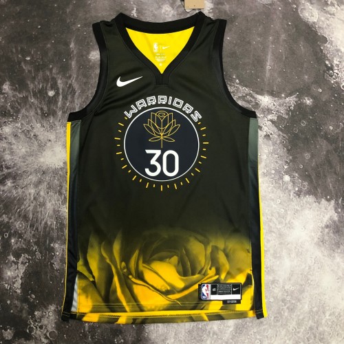 2023 Warriors 30# Curry Hot Pressed Jersey/2023赛季勇士30号库里Curry