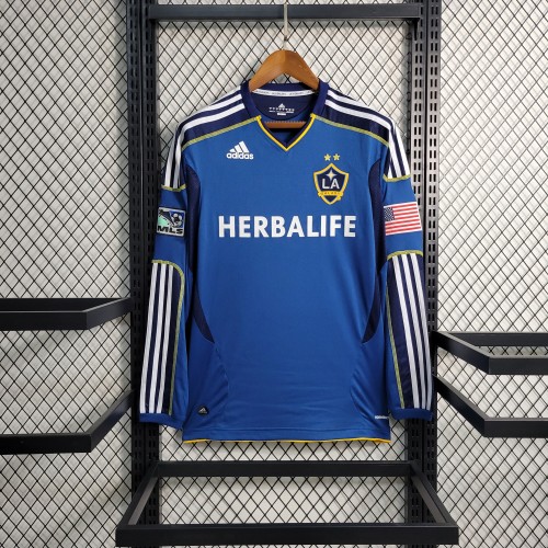 11-12  LA Galaxy Blue Retro Long Sleeve Jersey/11-12 洛杉矶银河长袖