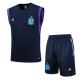 2023 Argentina New Blue Training Vest Suit/2023 阿根廷无袖背心训练服
