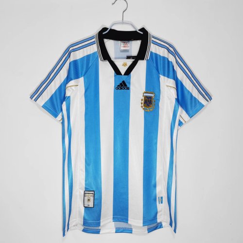 1998 Argentina Home Retro Jersey/1998 阿根廷主场