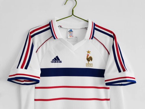 1998 France Away Retro Jersey/1998 法国客场