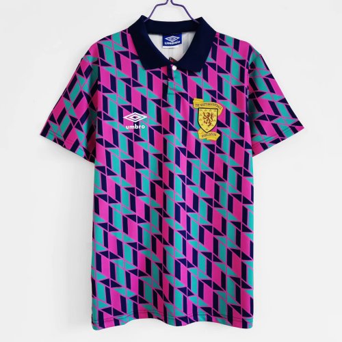 1988-89 Scotland Away Retro Jersey/88-89 苏格兰客场